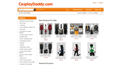 Desktop Screenshot of cosplaydaddy.com